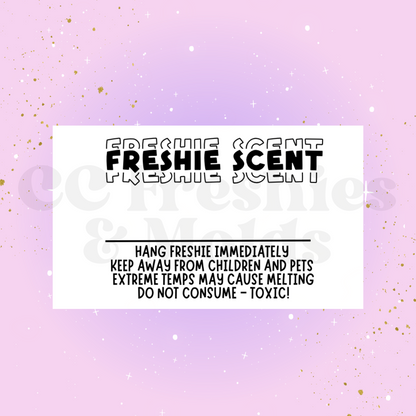 Freshie Scent Label Sticker