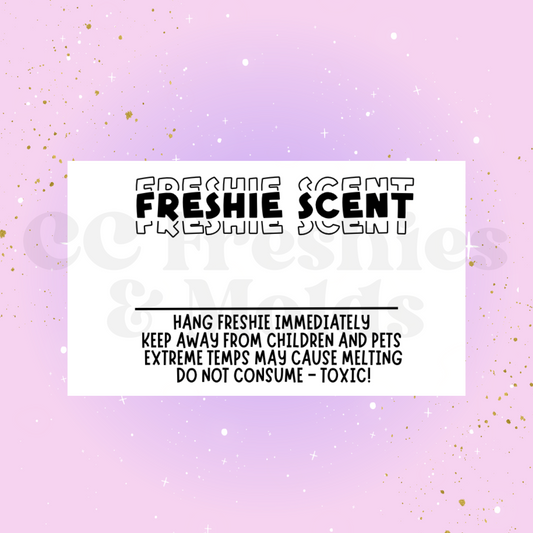 Freshie Scent Label Sticker