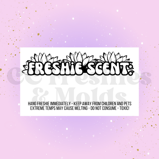 Freshie Scent Label Sticker
