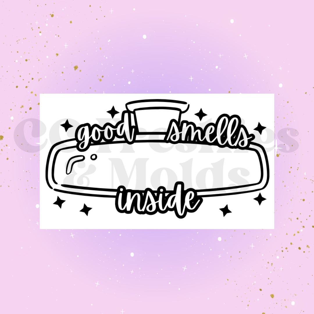 Good Smells Inside Package Sticker