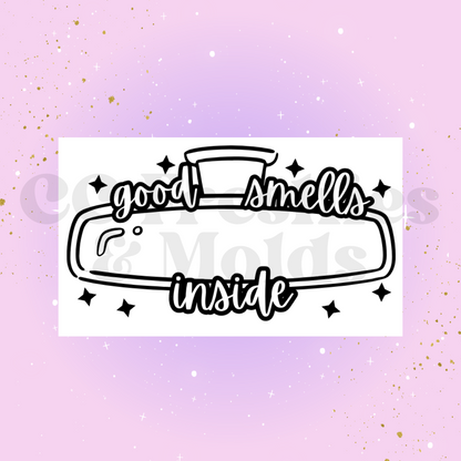 Good Smells Inside Package Sticker