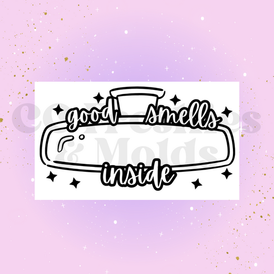 Good Smells Inside Package Sticker