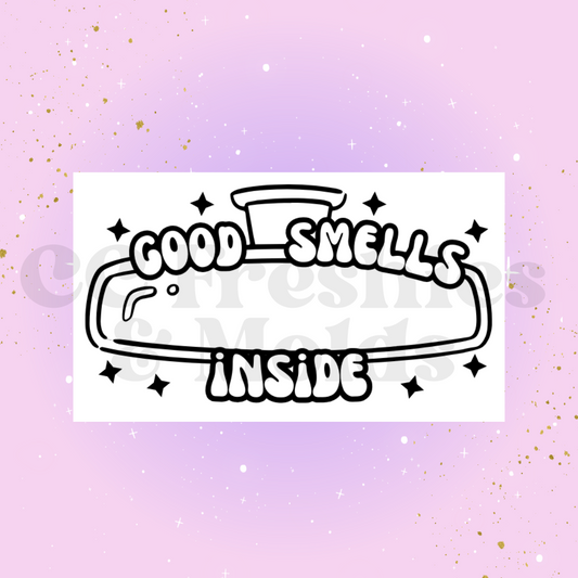 Good Smells Inside Package Sticker