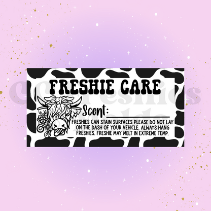 Freshie Scent Label Sticker
