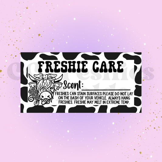 Freshie Scent Label Sticker