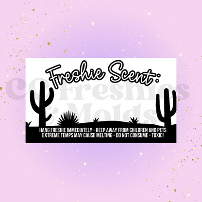 Freshie Scent Label Sticker