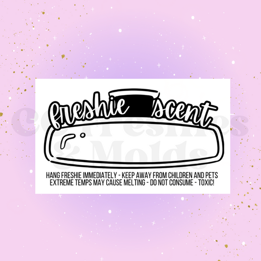 Freshie Scent Label Sticker