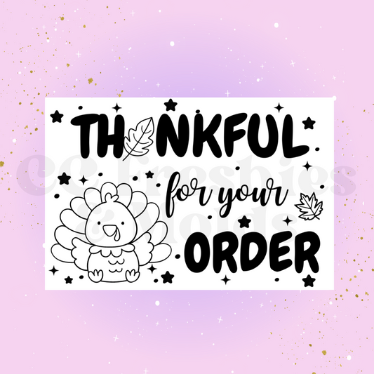 Thankful Holiday Sticker