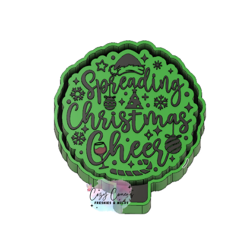 Christmas Cheer freshie mold