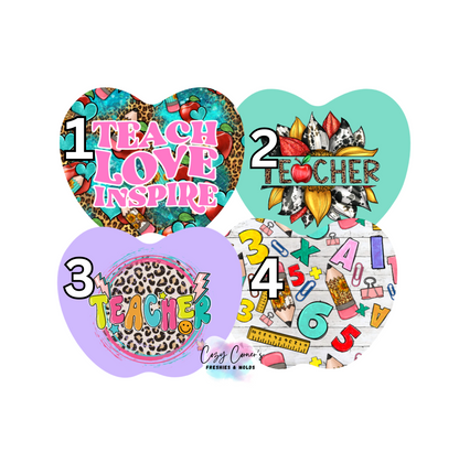 Teacher Cardstock inserts for Apple shaker