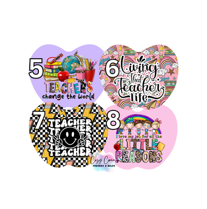 Teacher Cardstock inserts for Apple shaker