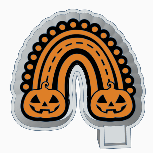 Pumpkin Rainbow Freshie Mold