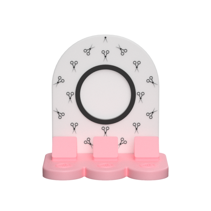 Scissors NFC Stand- 1 Frame/circle- (Design your NFC stand- You Choose base type)