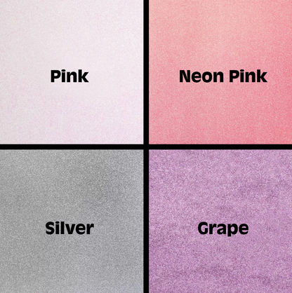 Pre cut Glitter Heart Cardstock Border for Heart Shaker