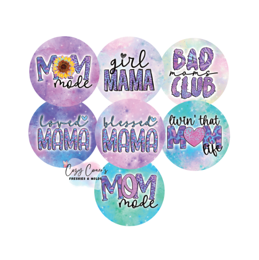 Mom Cardstock rounds