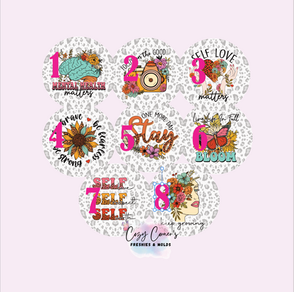 Mental Health Cardstock rounds