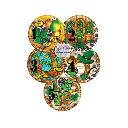 St Patrick's Day Cardstock rounds