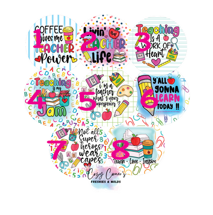 Teacher Cardstock rounds