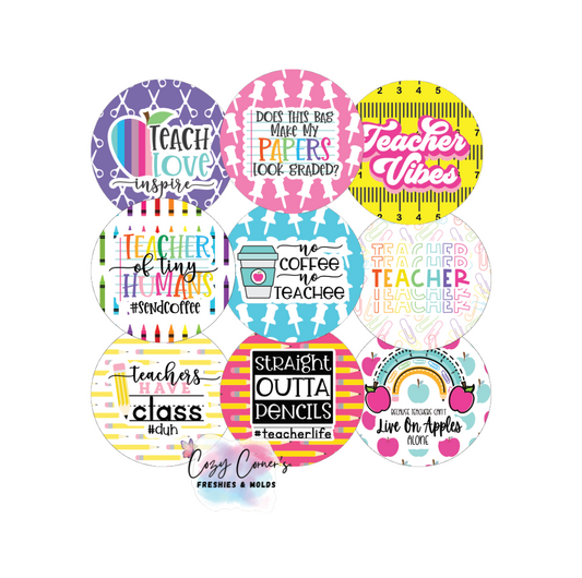 Teacher Cardstock rounds