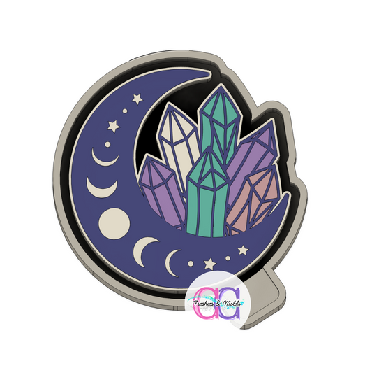 Moon & Crystals Freshie Mold