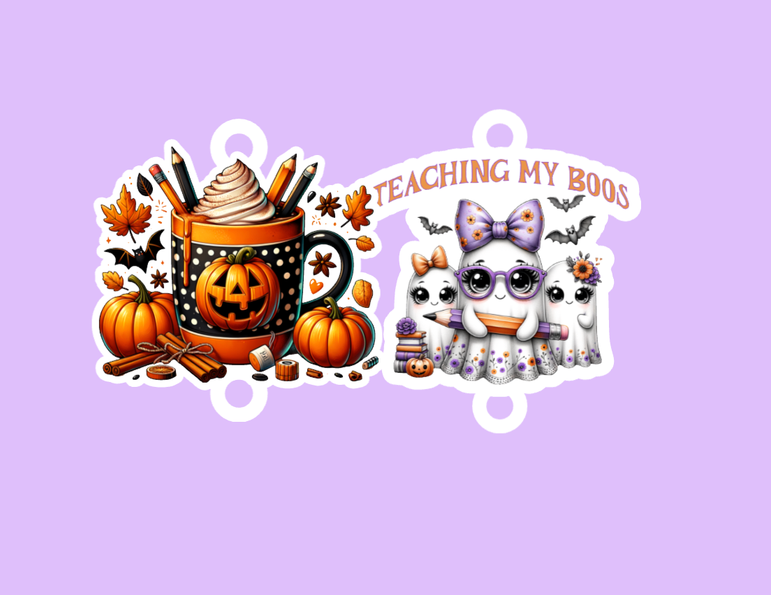 Halloween Teacher  Freshie Charms