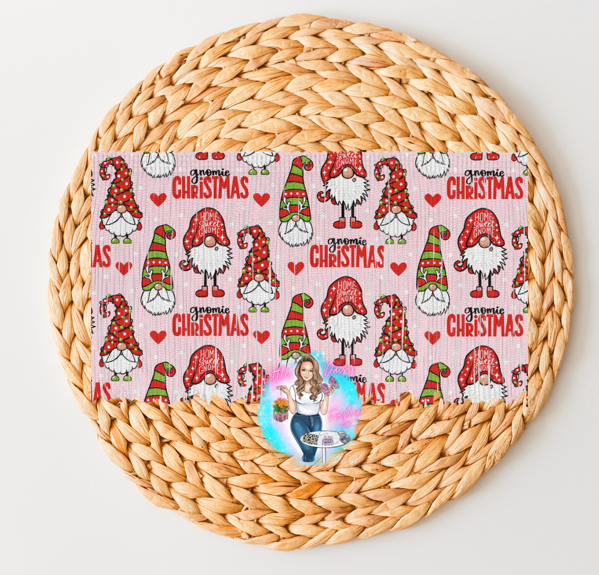 Christmas Gnome Print Fringe
