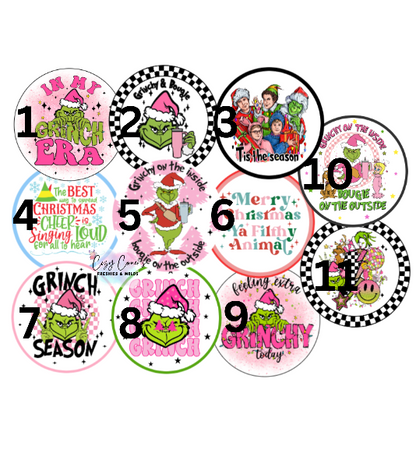 Christmas Cardstock Rounds