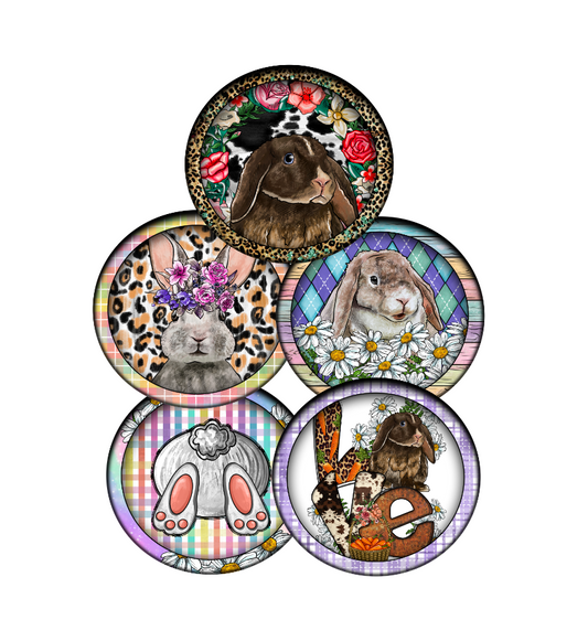 Easter Cardstock rounds