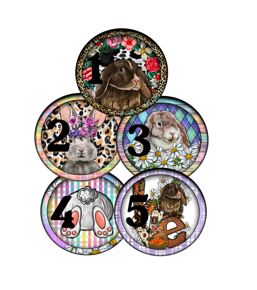 Easter Cardstock rounds