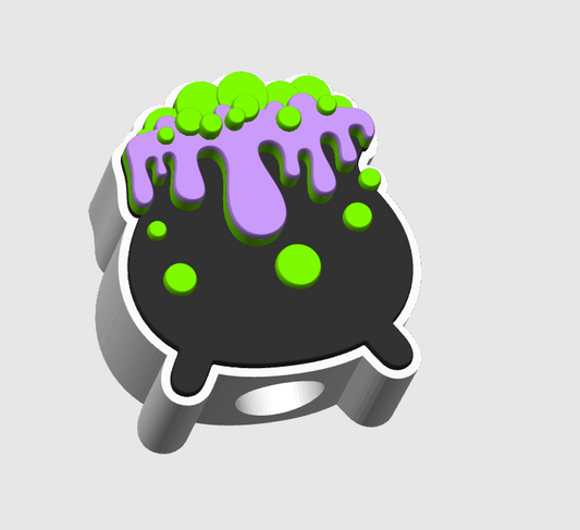 Cauldron straw topper