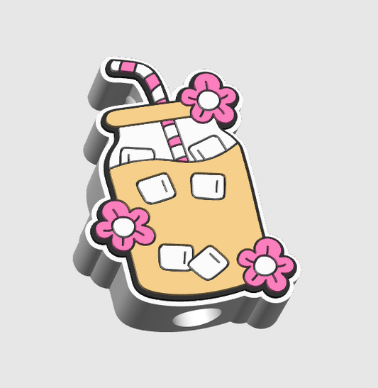 Glass Can cup  topper