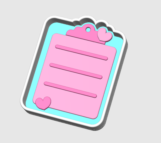 Heart Clipboard Trinket Tray