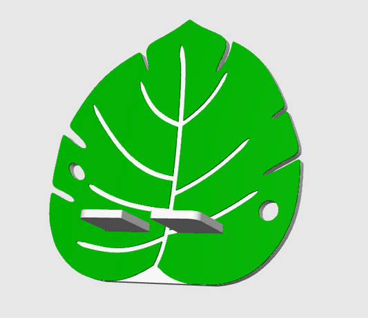 Monstera Leaf Phone Stand