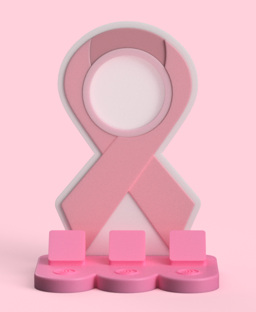 Ribbon NFC Stand- 1 Frame/Circle- (Design your NFC stand- You Choose base type)