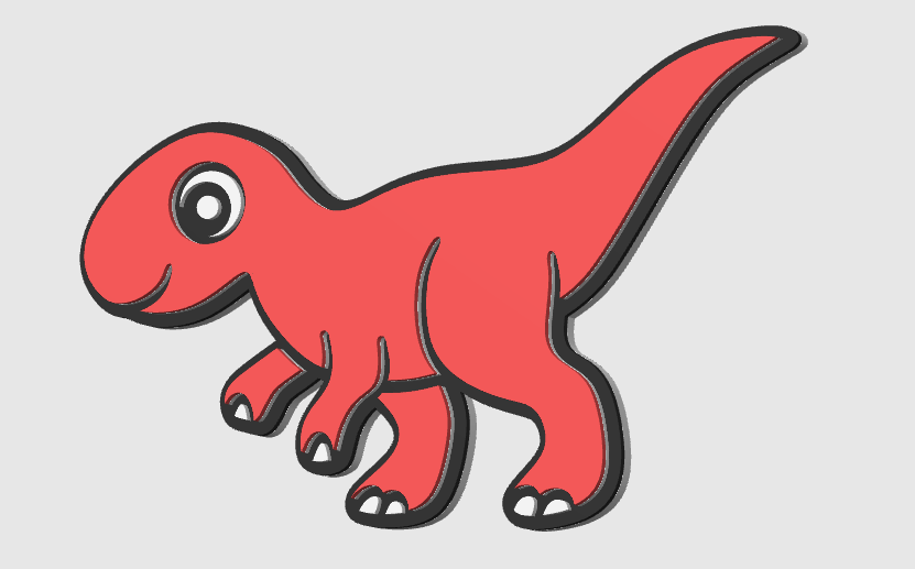 Raptor Dino Embellishment