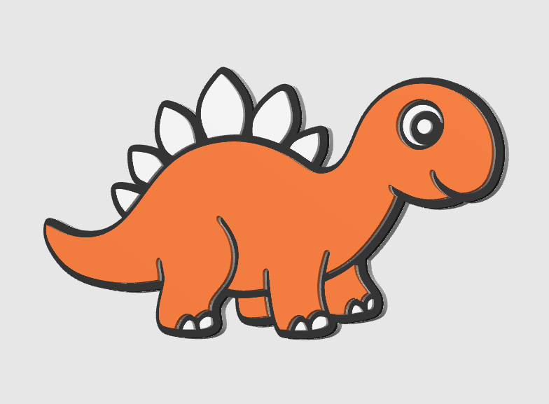 Stegosaurus Dino Embellishment