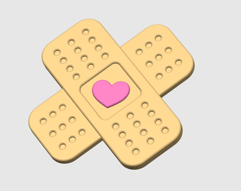 Bandaid with heart Embellishment