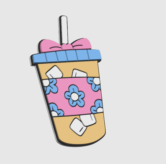 Ice Coffee Embellishment
