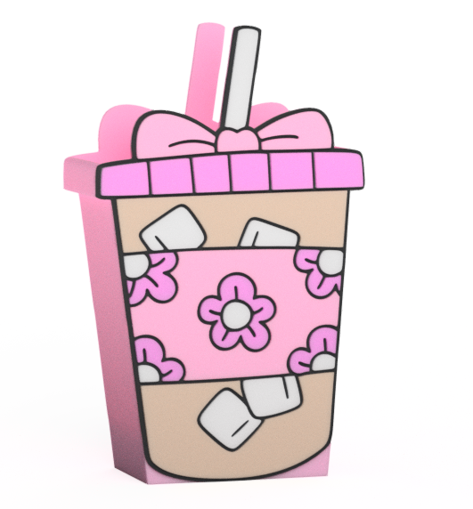 Ice Coffee pen/ makeup bush holder