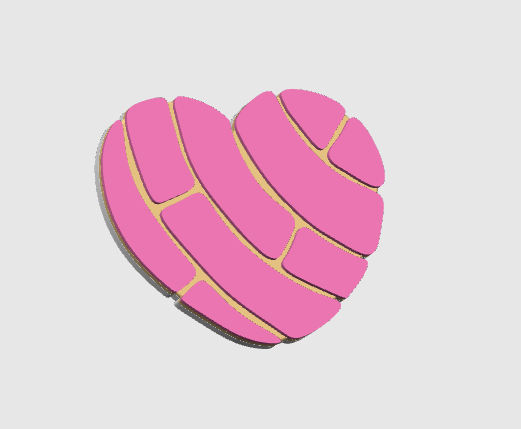 Concha Heart Embellishment