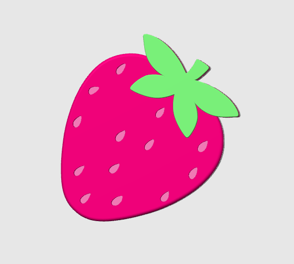 Strawberry Embellishment