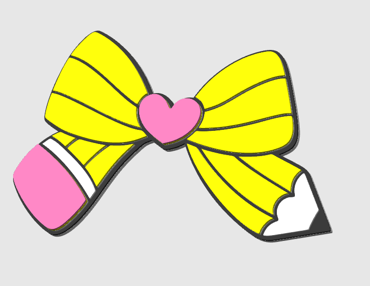 Pencil Bow Embellishment
