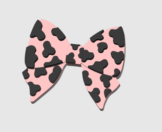 Cow Bow Embellishment