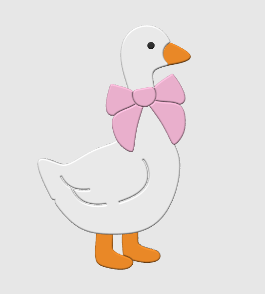 Goose Bow Embellishment