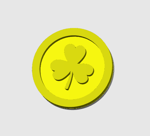 Clover Coin Embellishment