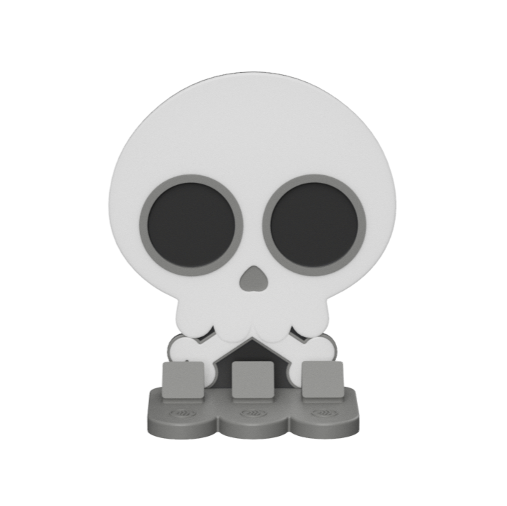 Skull NFC Stand- 2 Frames- (Design your NFC stand- You Choose base type)