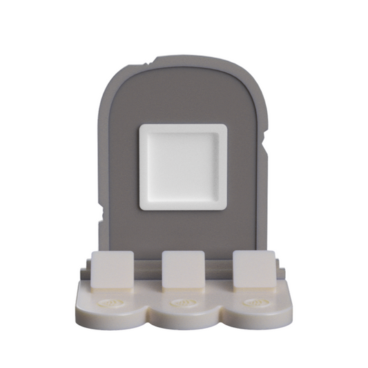 Tombstone fall/Halloween season NFC Stand- 1 Frame/square- (Design your NFC stand- You Choose base type)