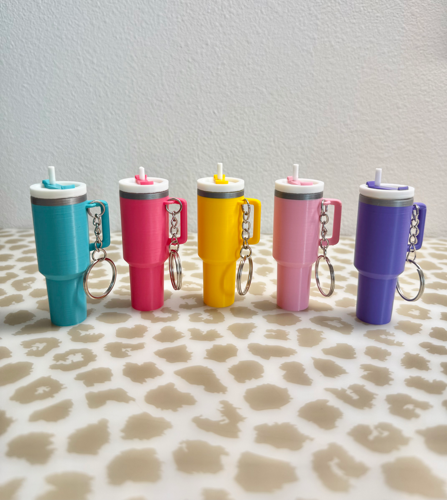 Tumbler Chapstick/Lip balm holder keychain