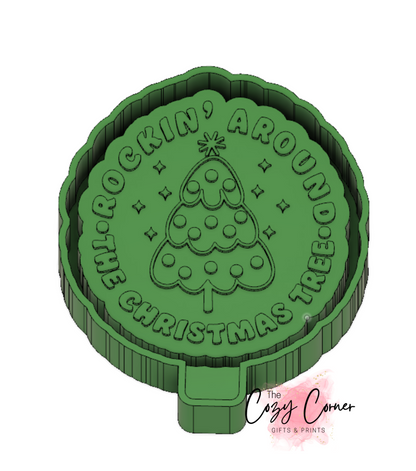 Rockin Around The Christmas Tree Freshie Mold