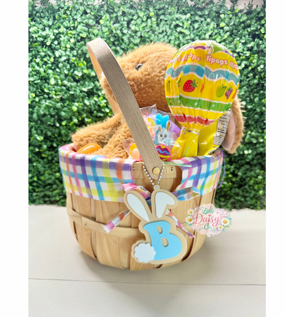 Easter Basket Tag- Bunny Letter
